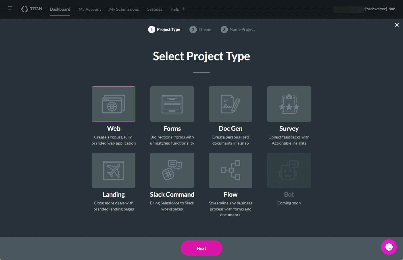 Select Project