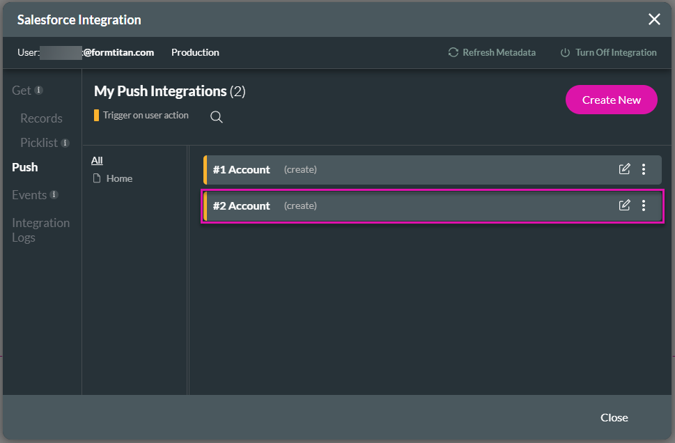 Integration cloned
