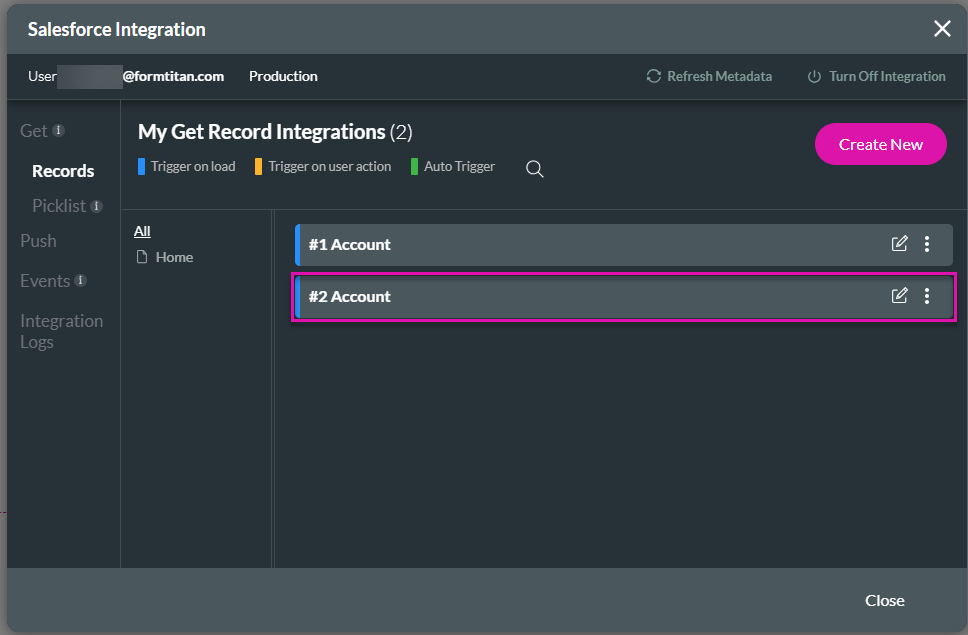 Integration cloned