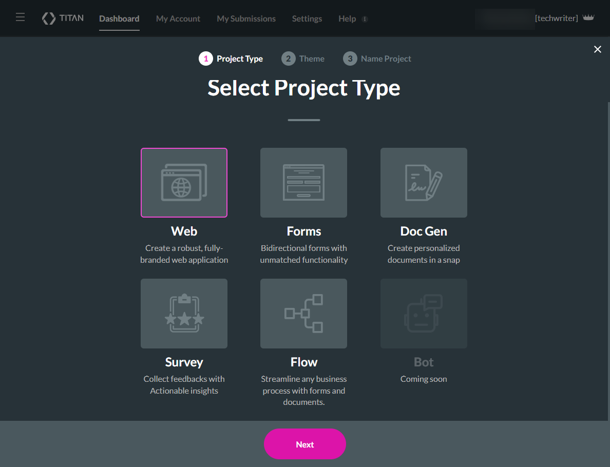 Select Project