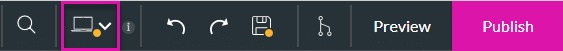 Device Size drop-down