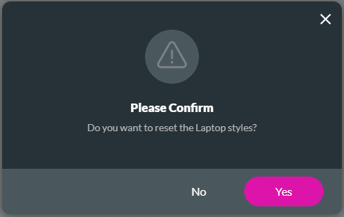 Warning message