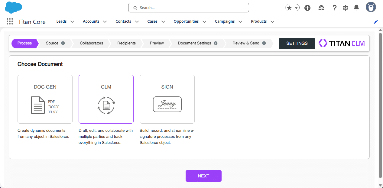 CLM option