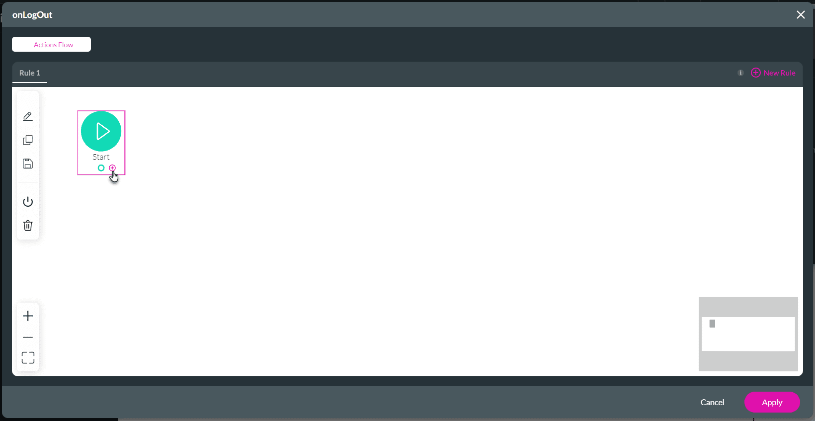 onLogOut screen