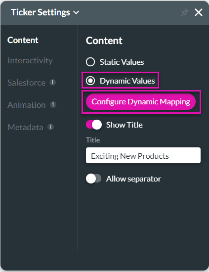 Configure Dynamic Mapping