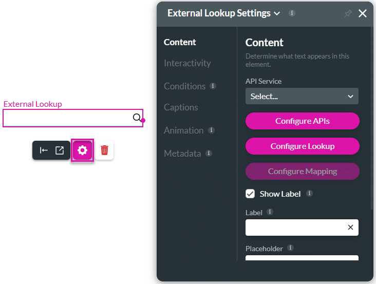 Configure APIs