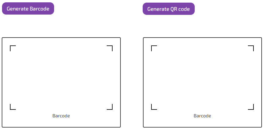 Empty Barcode element