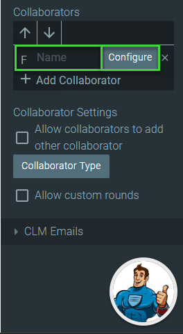 Configure Collaborator option