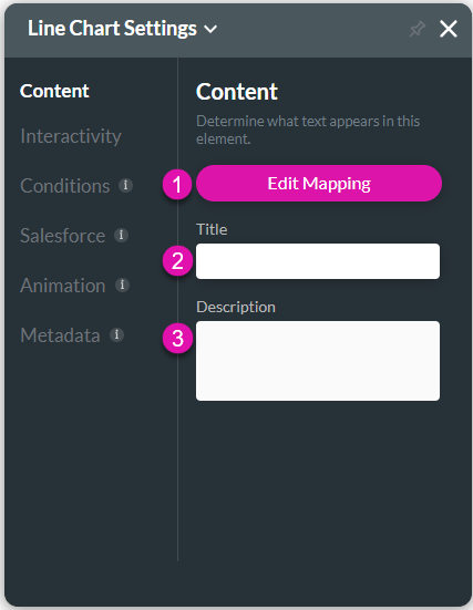 Content settings screen