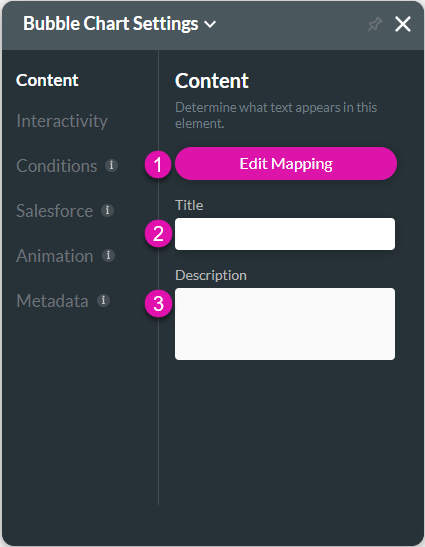 Content settings screen