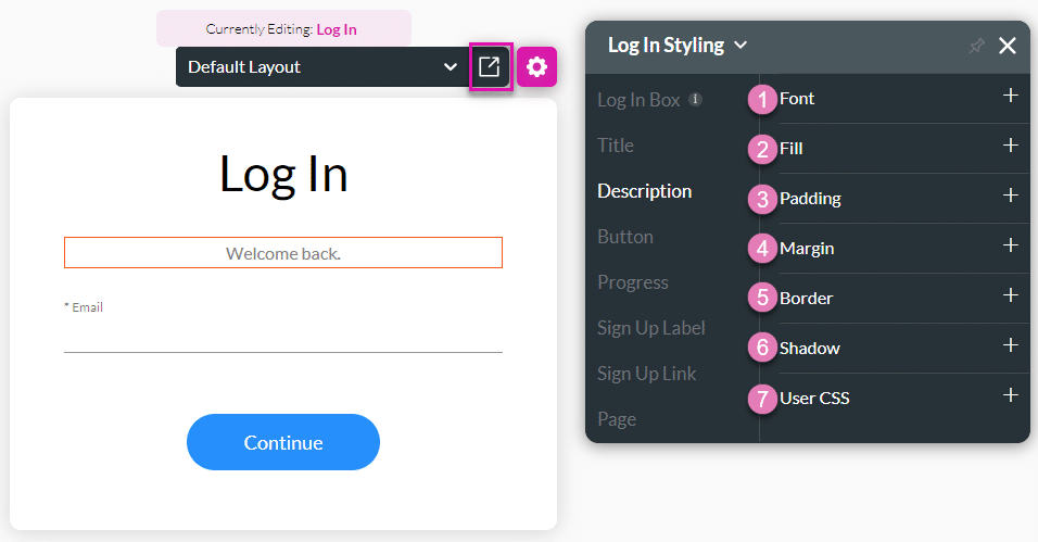Description option