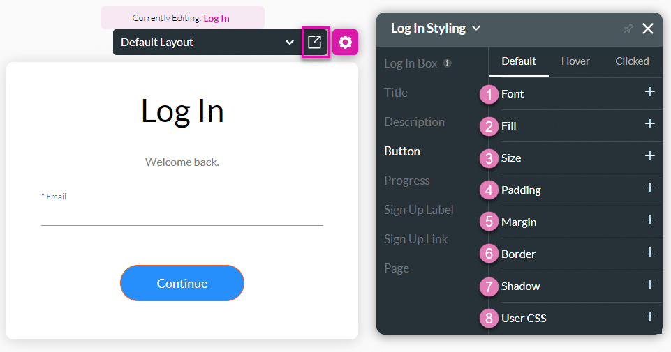 Button option