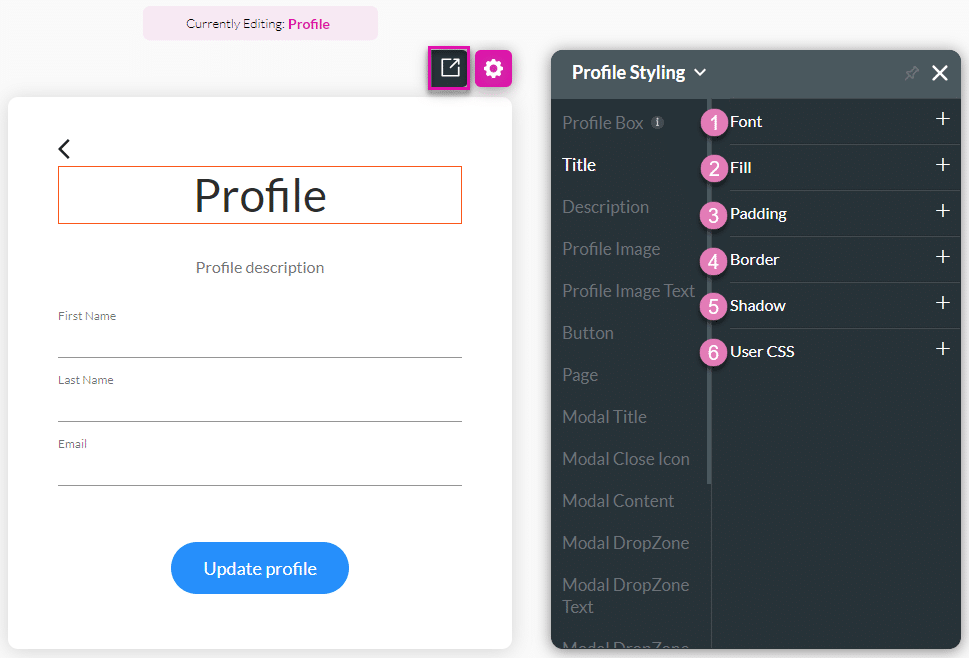 Title option