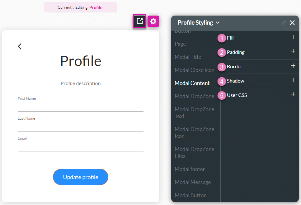 Modal Content