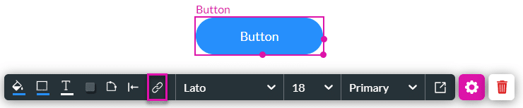 On Click Action icon