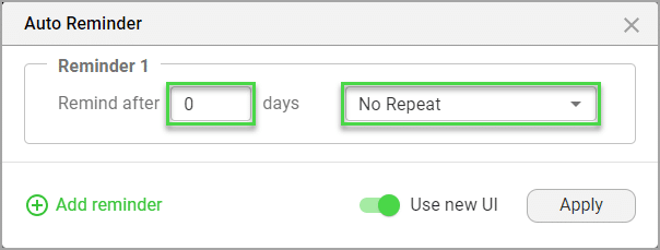 Auto Reminder