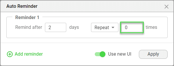 Auto Reminder