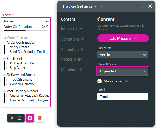 Default state drop-down list