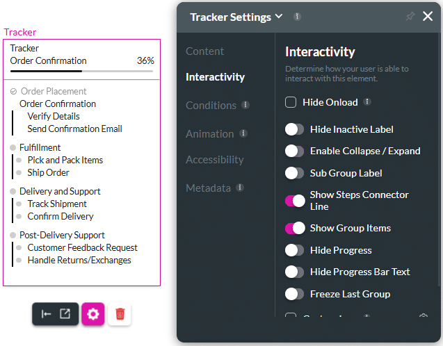 Enable Collapse/Expand toggle switch disabled