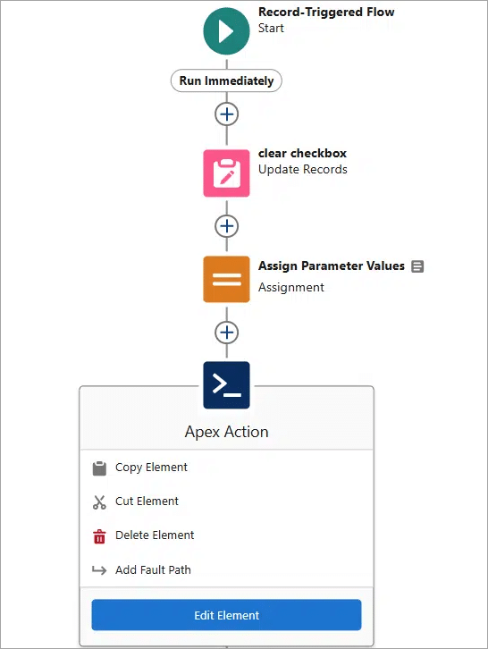 Edit Element button