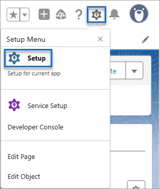 Setup Menu