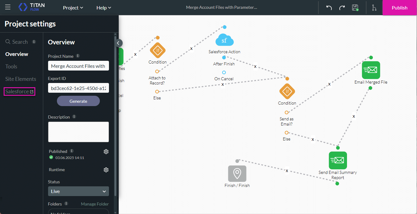 Salesforce option